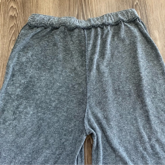 Free People Make It Maxi Wide Leg Terry Lounge Pants Gray  Size XS - Picture 7 of 16